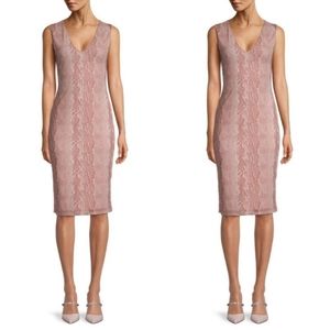 AFRM Ariana Snakeskin Print Dress Pink Size XL Revolve Bodycon Feminine Dress